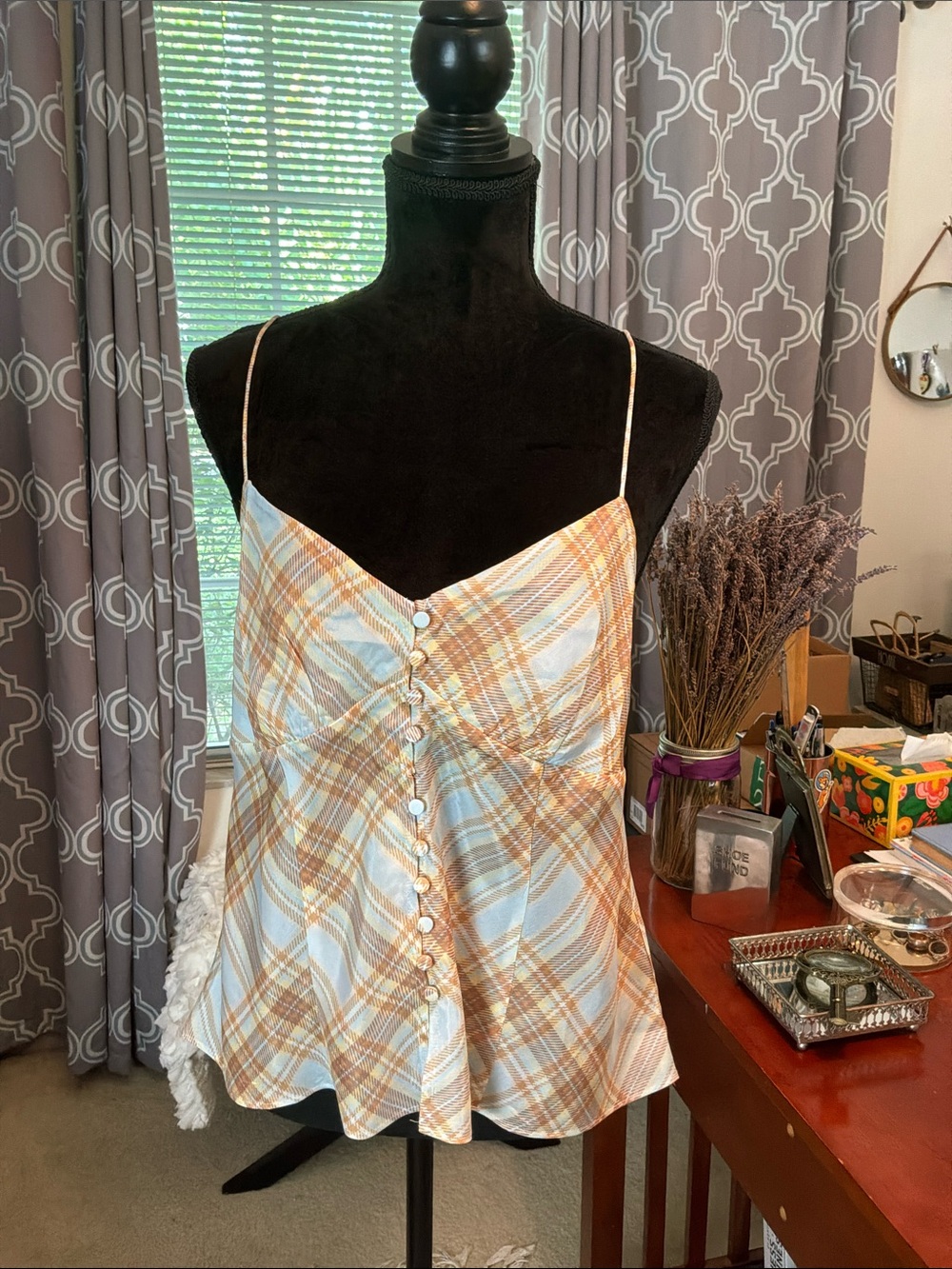 J.Crew Camisole in Golden Tartan